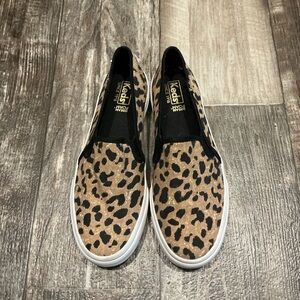 Keds Animal Print Slip-On Shoes Size 7
